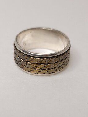 Mixed Metal Spinner Ring